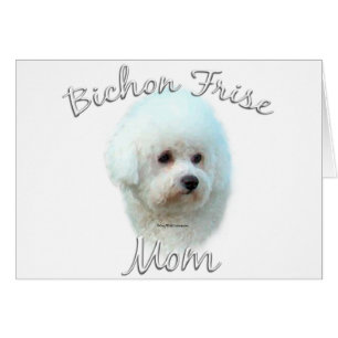 Bichon Frise Mamma 2 Hälsningskort