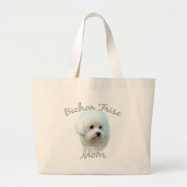 Bichon Frise Mamma 2 Jumbo Tygkasse (Framsidan)