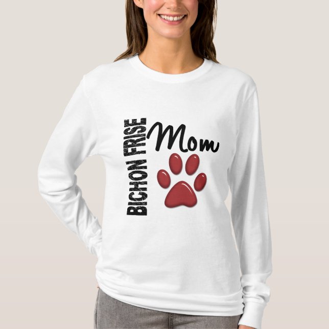 Bichon Frise mamma 2 Tee (Framsida)