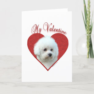 Bichon Frise min valentin Helgkort