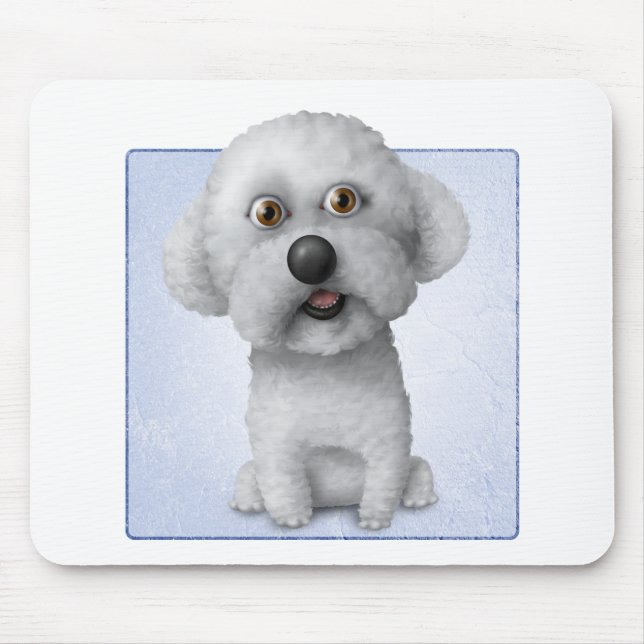 Bichon Frise Musmatta (Framsidan)