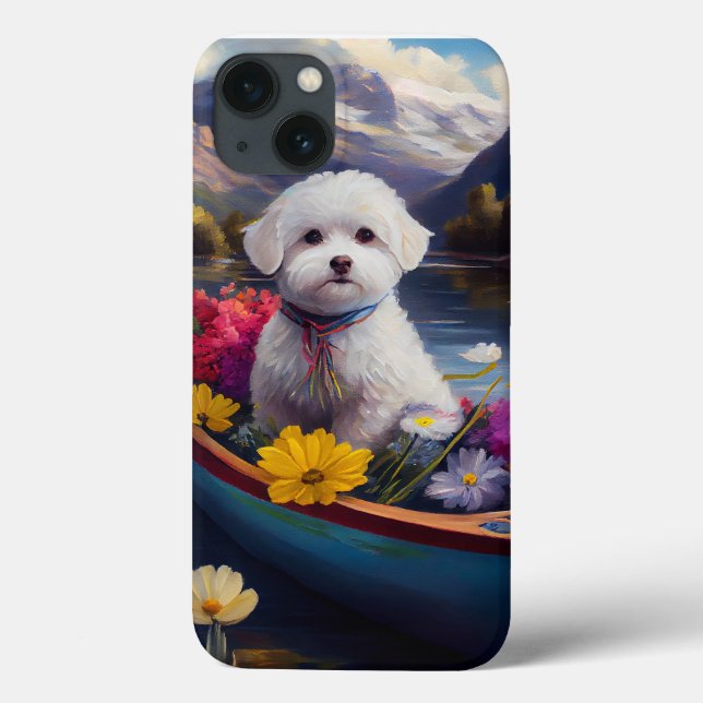 Bichon Frise på en åra: Ett naturskönt äventyr (Baksida)
