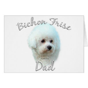 Bichon Frise Pappa 2 Hälsningskort
