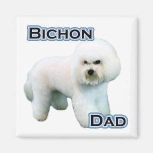 Bichon Frise Pappa 4 - Magnet