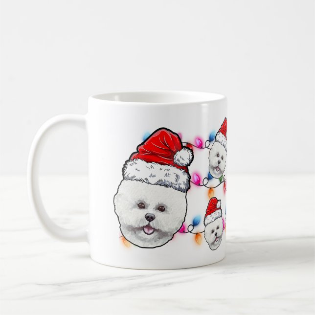 Bichon Frise Pet Hund Cute Hund älskare Hund Perso Kaffemugg (Vänster)
