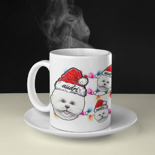 Bichon Frise Pet Hund Cute Hund älskare Hund Perso Kaffemugg