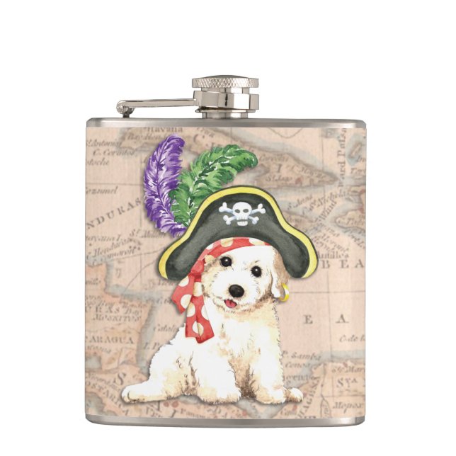 Bichon Frise Pirat Fickplunta (Framsidan)