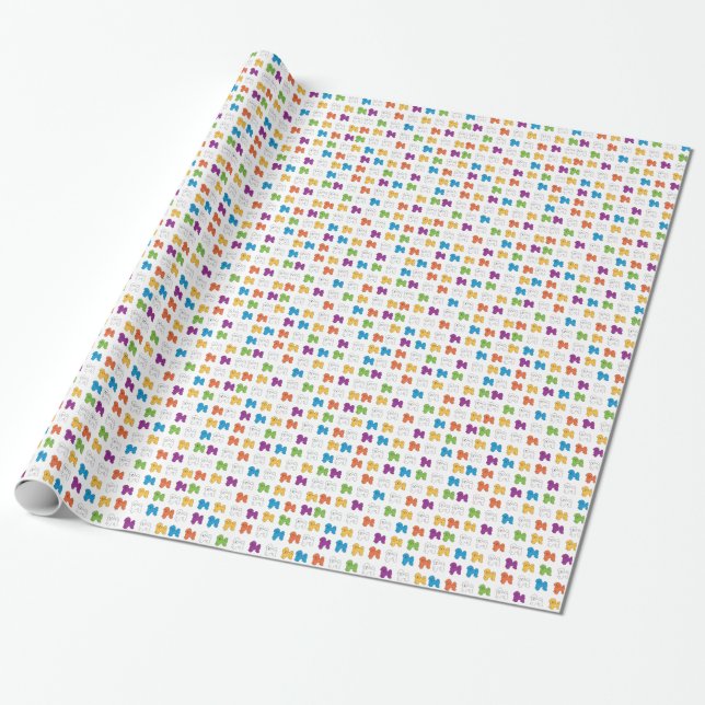 BICHON-FRISE PRESENTPAPPER (Utrullad)