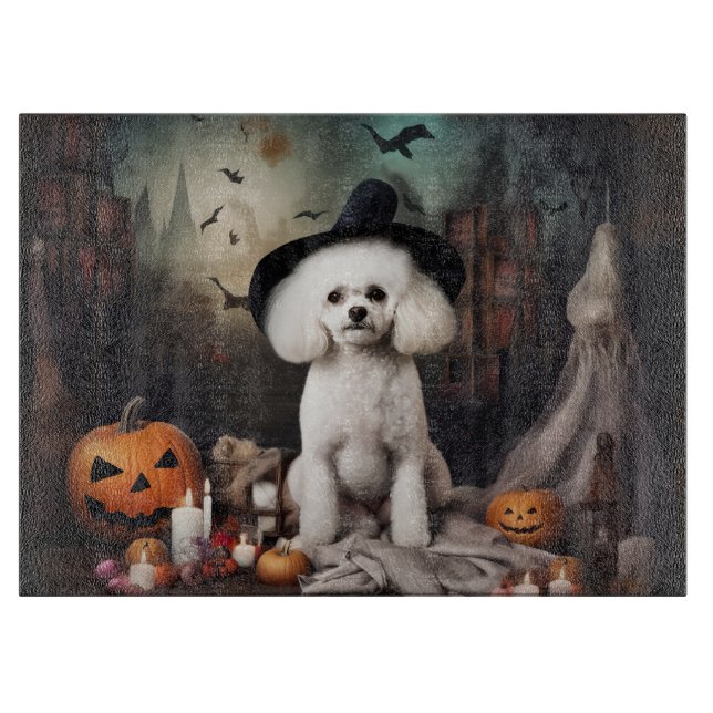 Bichon Frise Pumpkins Halloween Scary (Framsidan)