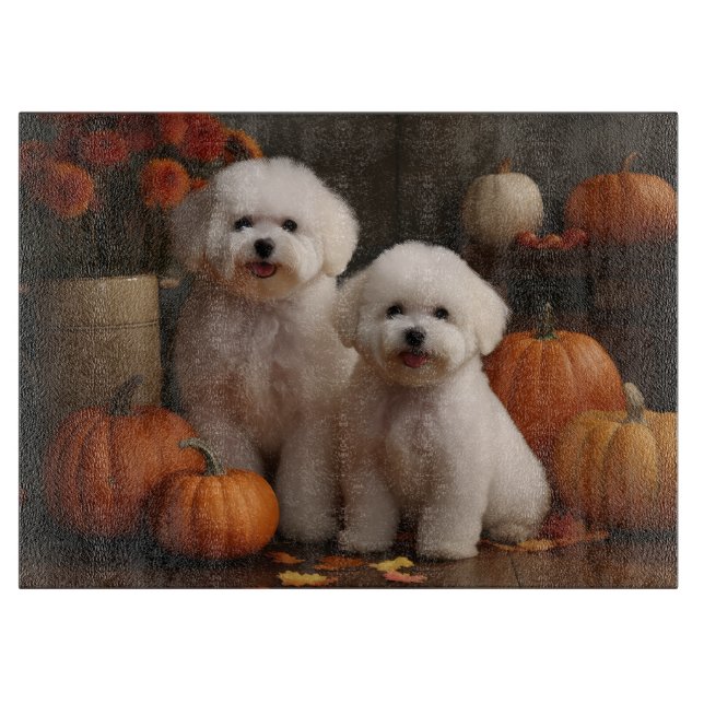 Bichon Frise Puppy Autumn Delight Pumpkin (Framsidan)