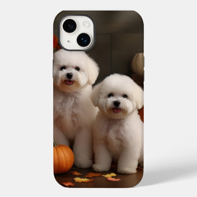 Bichon Frise Puppy Autumn Delight Pumpkin (Baksida)