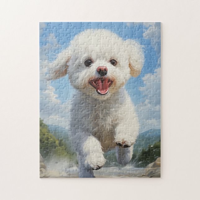 Bichon Frise Pussel (Vertikal)