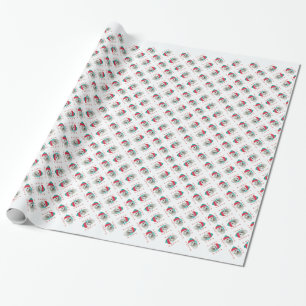 Bichon Frise Santa tassar Presentpapper