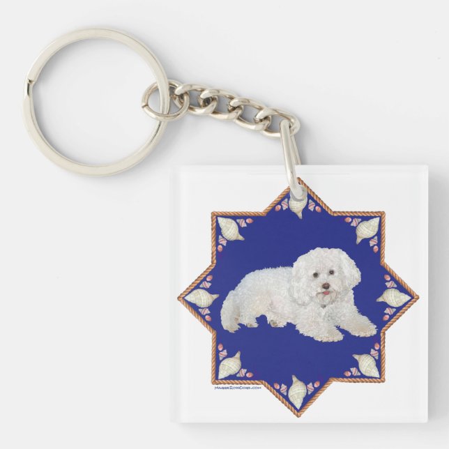 Bichon Frise Snäckskal (Framsidan)