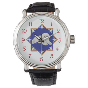 Bichon Frise Snäckskal Armbandsur