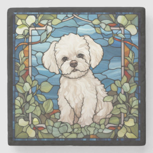 Bichon Frise Stenunderlägg
