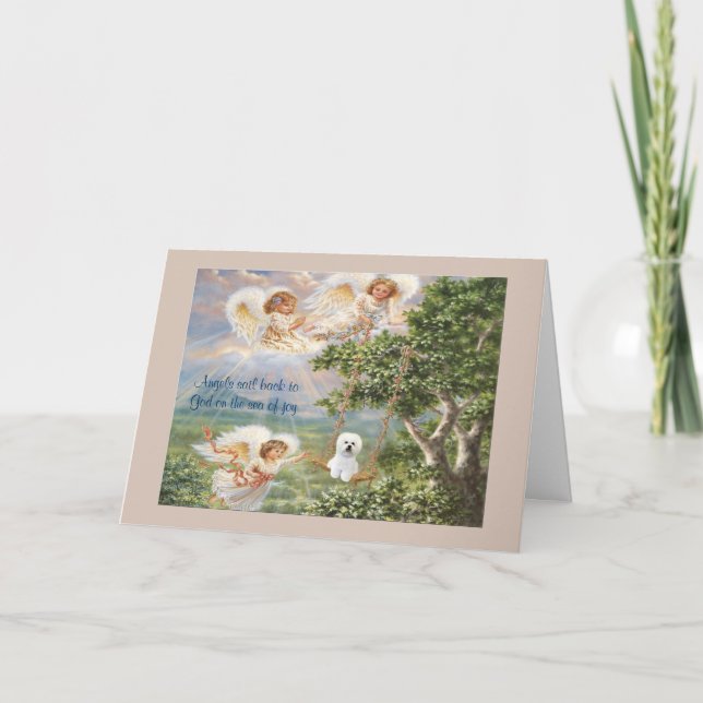 Bichon Frise sympatikort Kort (Framsida)