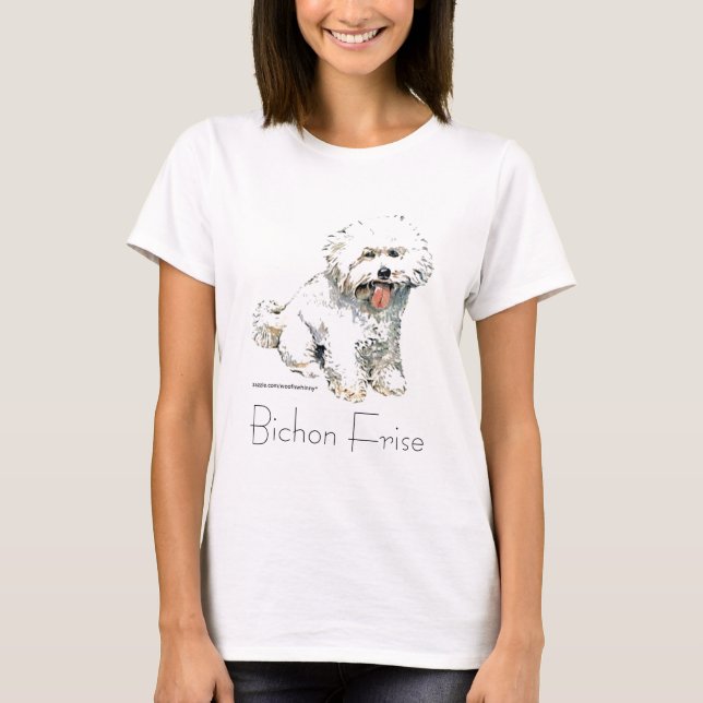Bichon Frise T-shirt (Framsida)