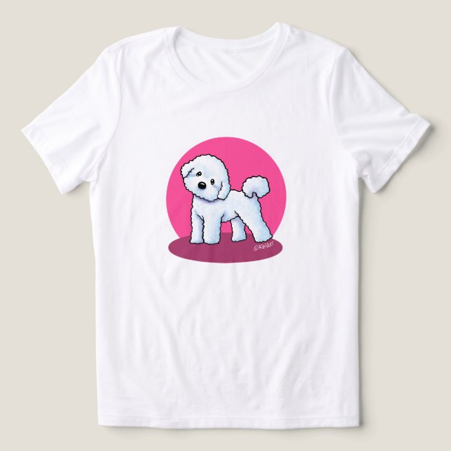 Bichon Frise T Shirt (Design Framsida)