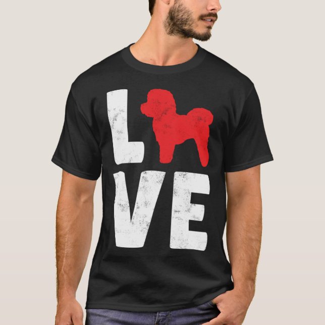 Bichon Frise T Shirt (Framsida)