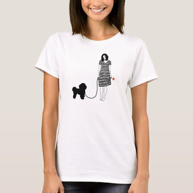 Bichon Frise T-shirt (Framsida)