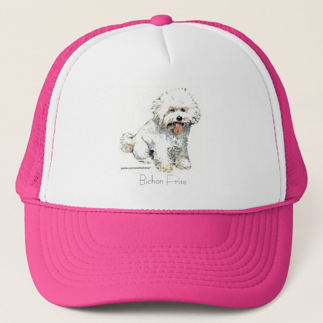 Bichon Frise Truckerkeps (Framsida)