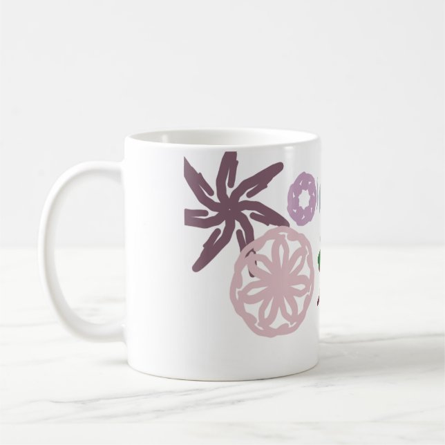 Bichon Frise Vinter  Kaffemugg (Vänster)