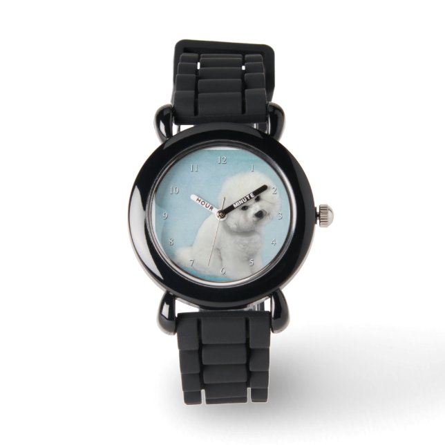 Bichon Frise Watch Armbandsur (Framsida)