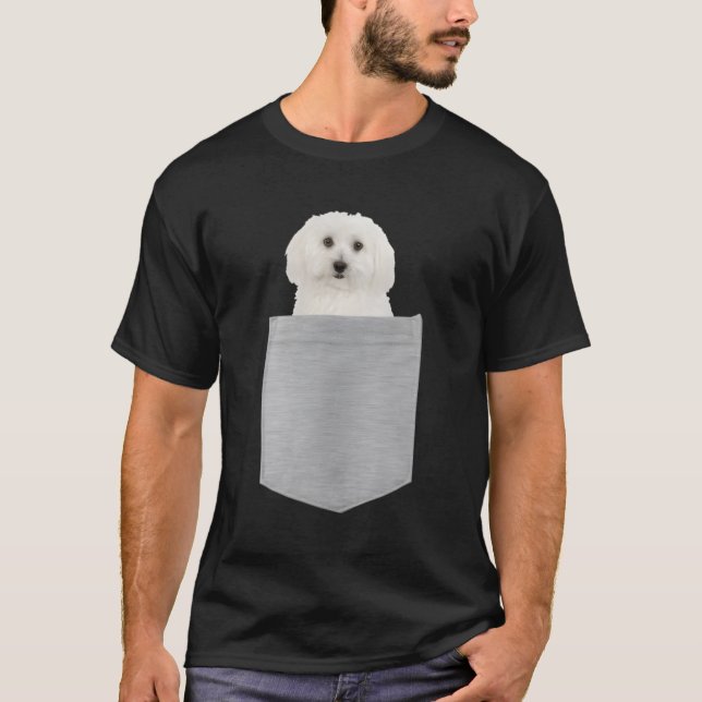 Bichon Frises in your Pocket T Shirt (Framsida)