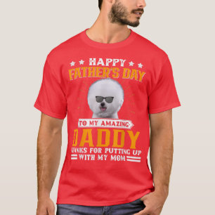 Bichon-gåvor från lycklig till Hund till frukten F T Shirt