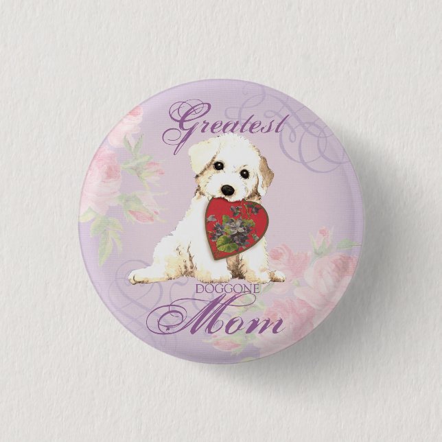 Bichon Heart Mamma Knapp (Framsida)