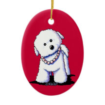 Bichon i pärlernas ornament