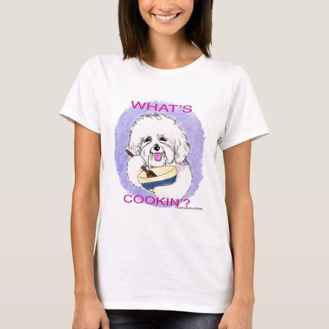 Bichon kock tee shirt (Framsida)