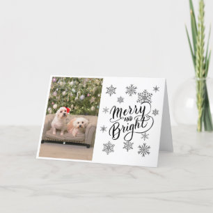 Bichon Maltese Julgran Card Helgkort