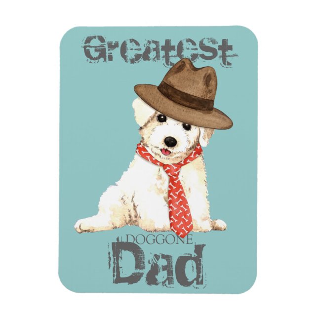 Bichon Pappa Magnet (Vertikal)