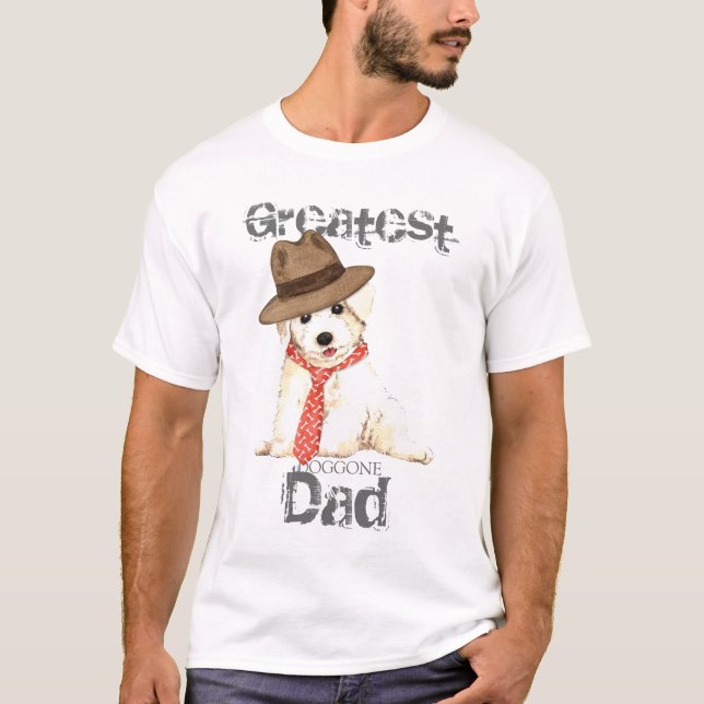 Bichon Pappa T Shirt (Framsida)