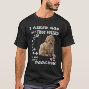 Bichon Pudel Hund Mamma, Bichon Poo Pappa Costume, T Shirt