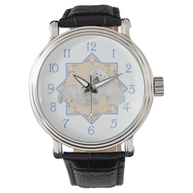 Bichons stranddagar armbandsur (Framsida)