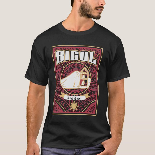 Bicol Tribal anpassade T Shirt (Framsida)
