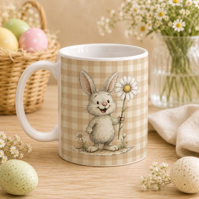 Bicolor Taza Happy Easter para café Kaffemugg (Skapare uppladdad)