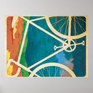 Bicycle Artwork - Semi-Gloss Poster Pappert - Bike