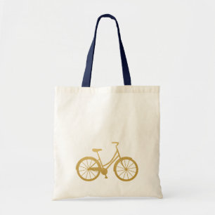 Bicycle Beach Cruiser Bike Guld Cute Simple Tygkasse