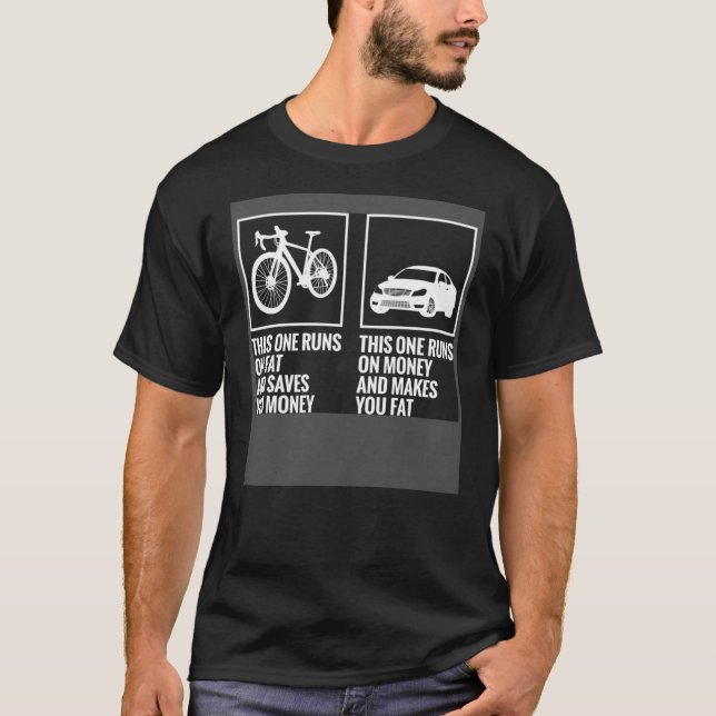 Bicycle Bike den här Springan på Tjock och sparar  T Shirt (Framsida)