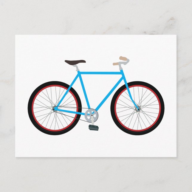 Bicycle Bike Design Vykort (Framsida)