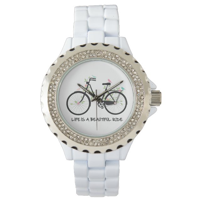 Bicycle Birds watch Armbandsur (Framsida)