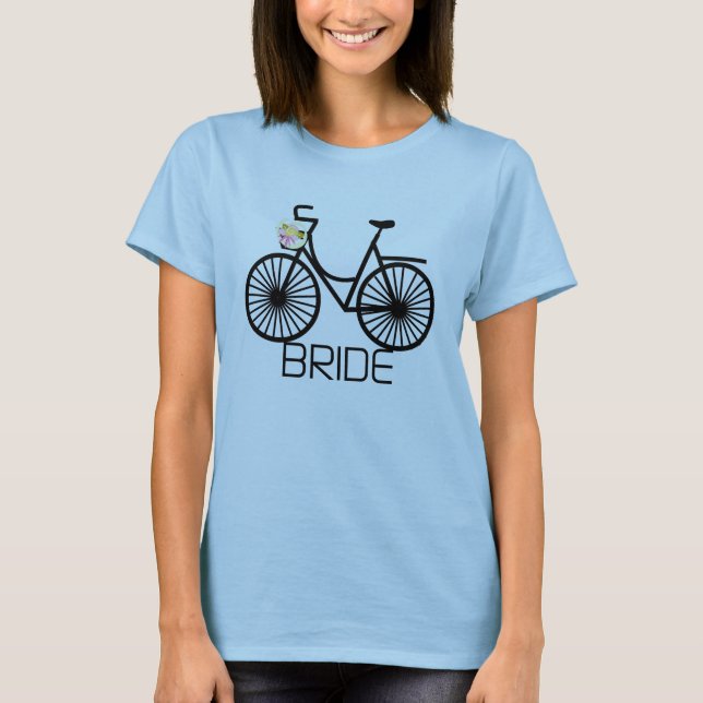 Bicycle Bride Tshirts och Gifts (Framsida)