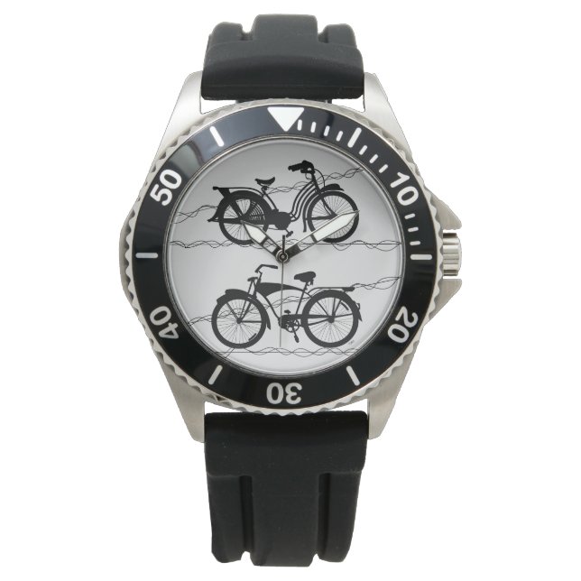 Bicycle Cycle Black 1 Armbandsur (Framsida)