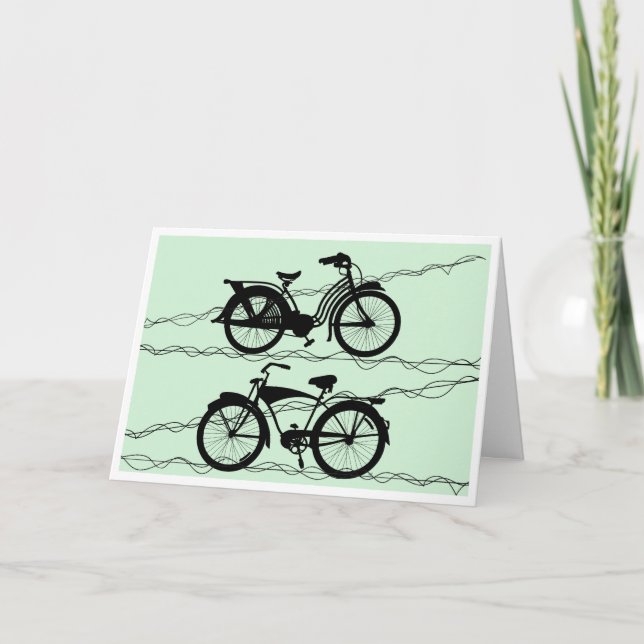 Bicycle Cycle Black 1 Kort (Framsida)