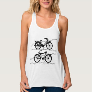 Bicycle Cycle Black 1 Linne Med Racerback