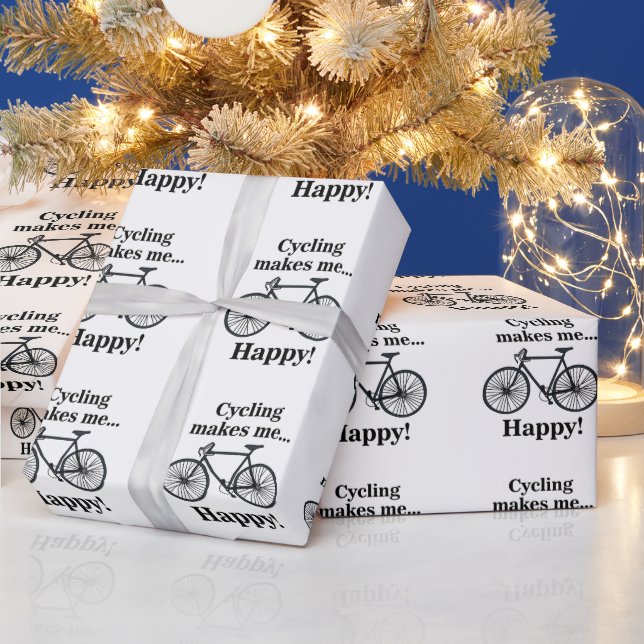 Bicycle Cycling Bicycling Cyclist Birthday Presentpapper (Helgdagar)